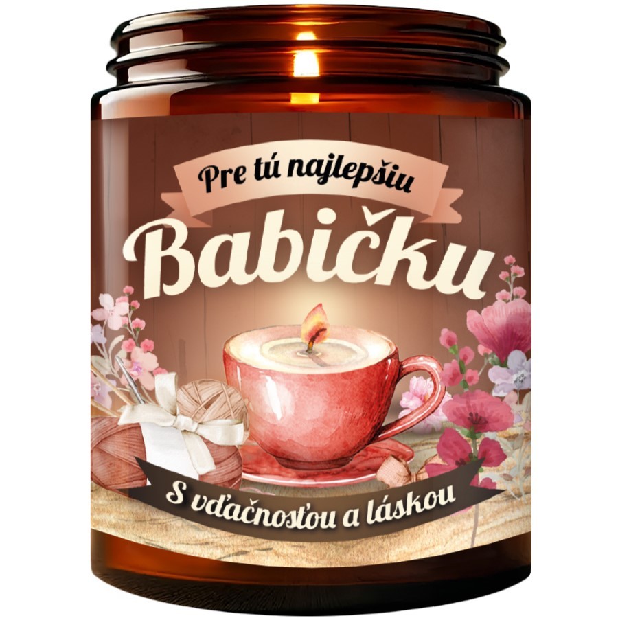 Sójová sviečka - PRE BABIČKU