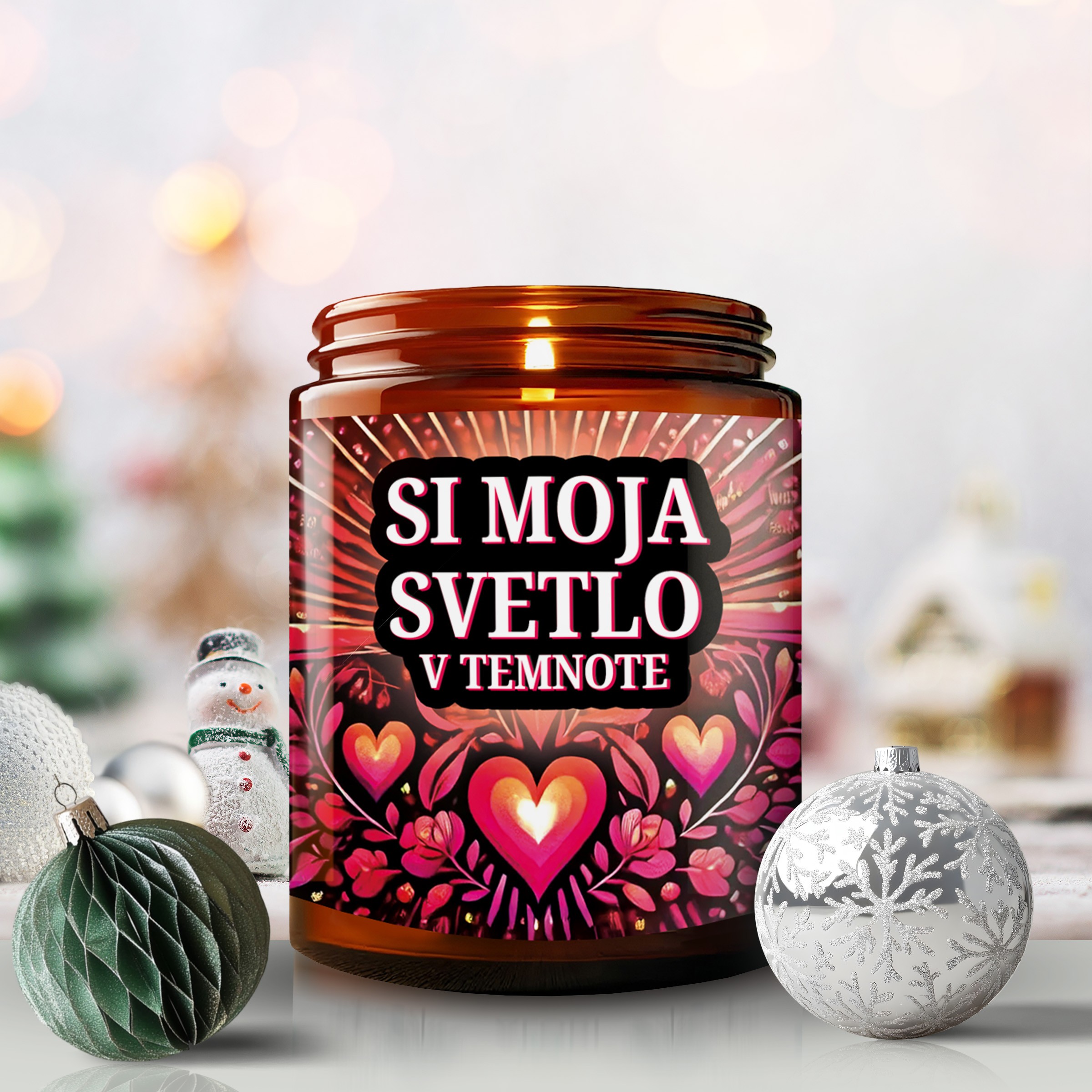 Sójová sviečka - SVETLO V TEMNOTE