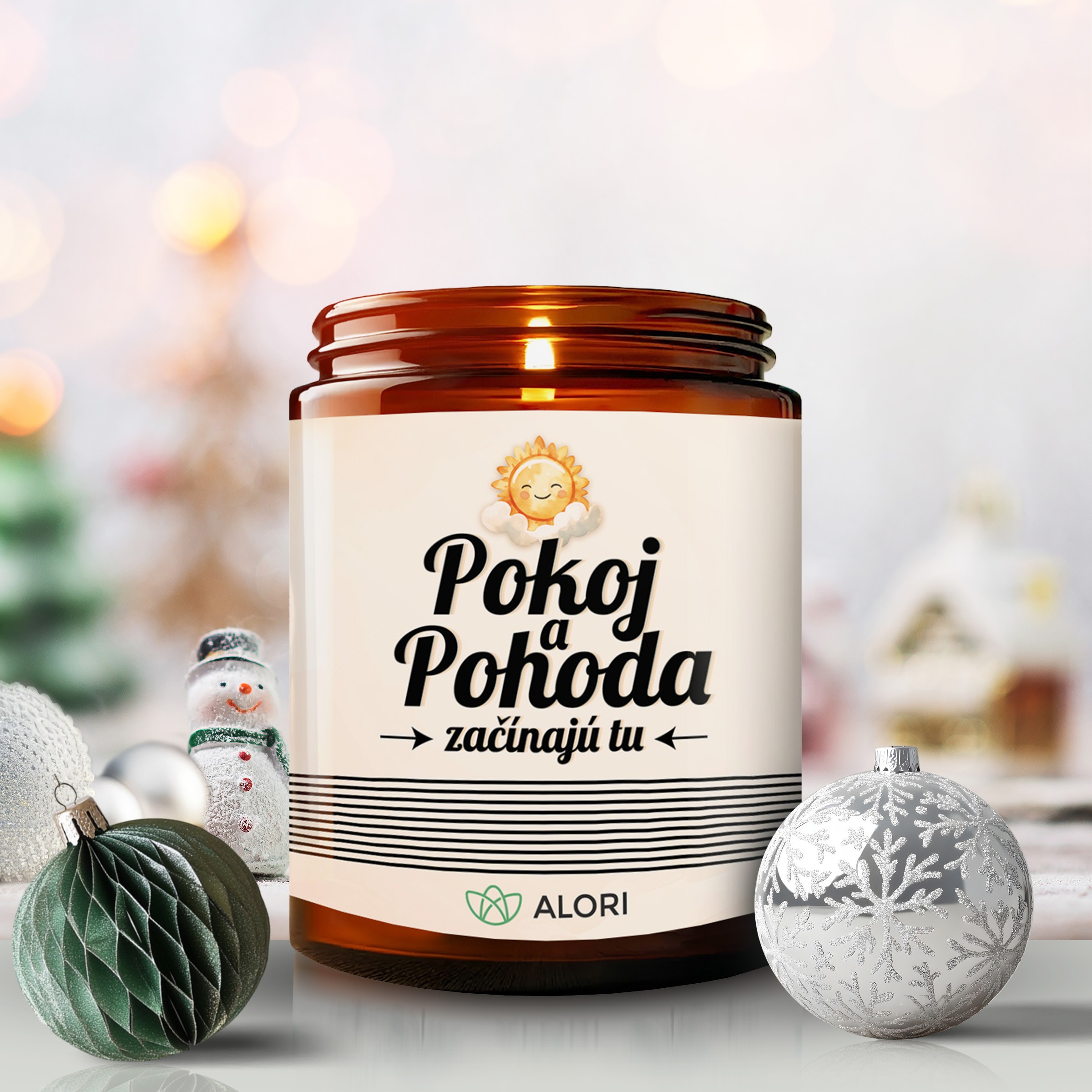 Sójová sviečka - POKOJ A POHODA